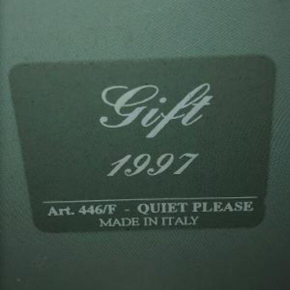 Giuseppe Armani 1997 "Quiet Please" Figurine - Picture 5 of 5